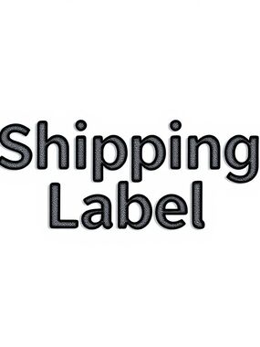 Completely Generic Shipping Label $3